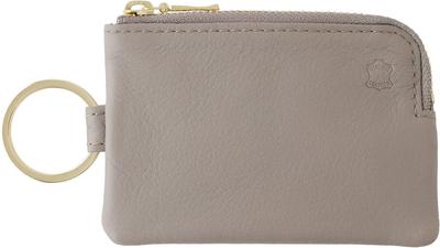 Key Pouch Mini Greige Genuine Leather Key Case Small Item Pouch OSL-2002-GGE