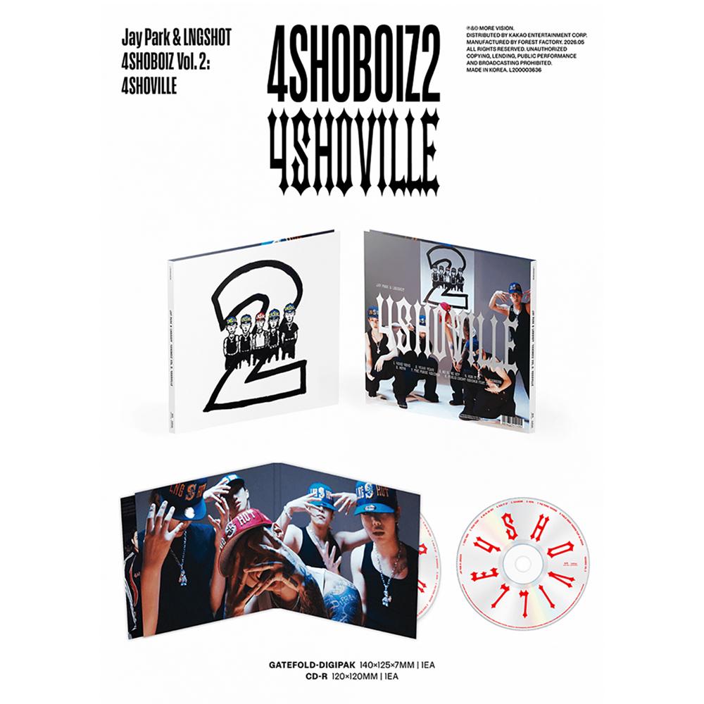 [Pre-order] Jay Park & LNGSHOT - Mixtape [4SHOBOIZ Vol. 2: 4SHOVILLE]