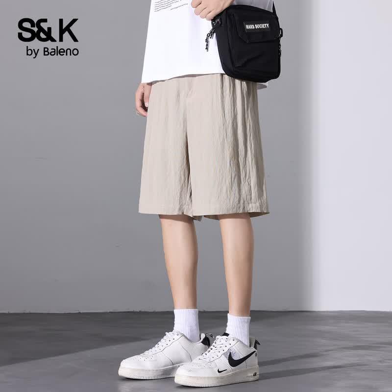 Baleno Men's S&K Series Linen Blend Shorts