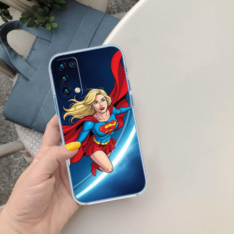 PP60 Supergirl Transparent Phone Case for Motorola Moto G40 G04 G05 One Ace Action Fusion + Plus Hyper Macro Vision Zoom