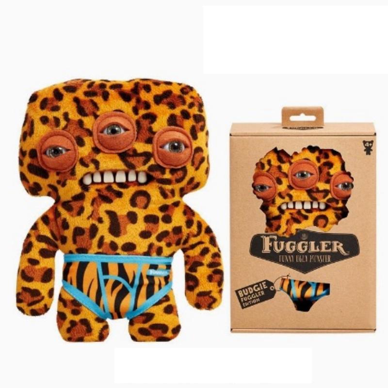 Fuggler WIDE EYED WEIRDO Peluche Morbido Bambola Peluche Mostro con Denti Brutto Carino Divertente Giocattolo Morbido Bambini Regalo di Natale Compleanno