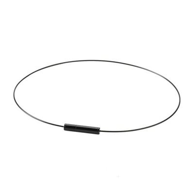 Phiten RAKUWA Halskette Draht EXTREME Geometrie 50cm Phiten Advanced Technology Schwarz/Schwarz [Steife Schultern] [Steifer Nacken] [Verwendet Metax]