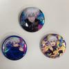 Jujutsu Kaisen Gojo Satoru Double Flash Reflektierend Holografisch Silber Lauch Abzeichen Anime Fan Merchandise Anstecknadel Geschenk Zubehör
