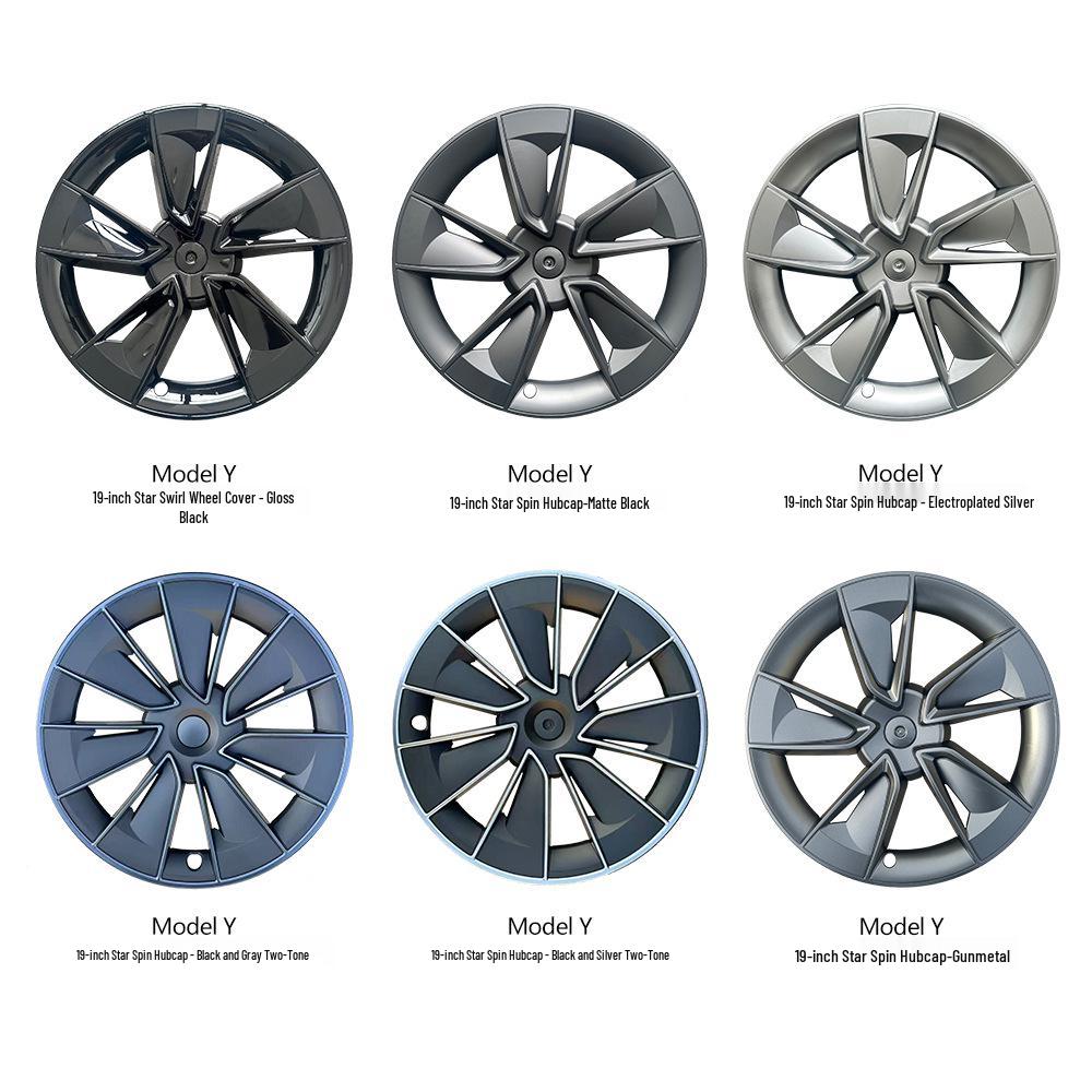 Tesla Model Y Refresh Cyclone 19" Wheel Cover - Full Protection