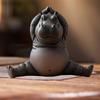 1Pcs Hippopotamus Figurine 3D Printing Yoga Hippopotamus Statue Multiple Styles Hippopotamus Decorative Ornament
