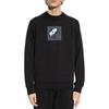 STONE ISLAND Ss24 Letter Crew Neck Fitted Long Sleeve Sweatshirt Men Sweatshirt Black 801566559-V0029