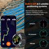 2025 New Military Bluetooth Call AMOLED Smart Watch Built-in GPS Compass Barometric Altimeter Waterproof Sports Smartwatches Men