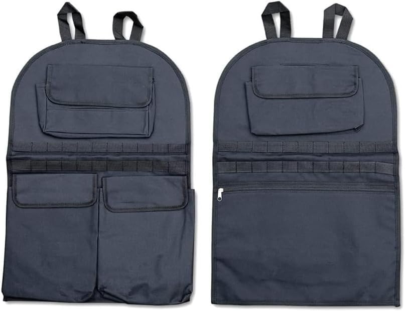 

Seatback Pockets for Jimny Nomad 42cm x Large Capacity with Zippered Pockets for Small Item Outdoor Car JIMNY NOMADE Small YOURS 5-Door (Set A+B) чёрный