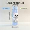 1PC Fluffy White Kitten Cat Cute Print 750ml Color Plastic Sports Water Bottle Leakproof Flip Straw Lid Suitable for Sports Office Home Use