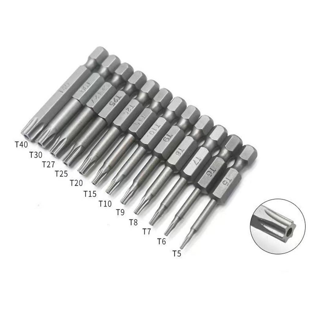 Inner Hex Shank Screwdriver Bit Strong Magnetic Alloy Steel Wrench Drilling Head Electric Screwdriver Bit Hardware