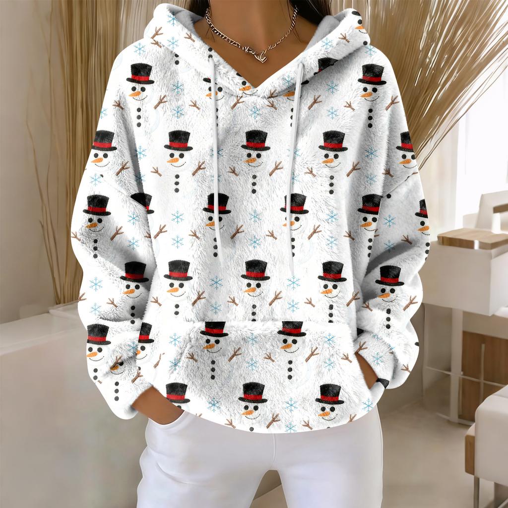 Sudaderas con capucha para mujer Oversized Invierno Felpa Sudaderas lindas Jersey Ropa de otoño invierno a la moda