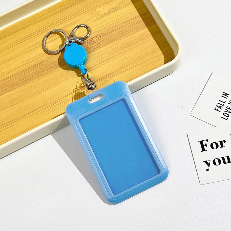 Cute Badge Holder Retractable Badge Clip Colorful Badge Reel With Id Card Holder For Nurse Office Hospital Supplies