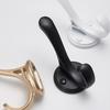 Wall-Mounted Alloy Hook Entrance Key Hanger Heavy Duty Bedroom Coat Scarf Hanger Wall Hook for Entryway Bathroom Kitchen