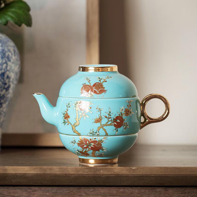 

Mi Ci Shuoguo Portable Ceramic Travel Tea Set