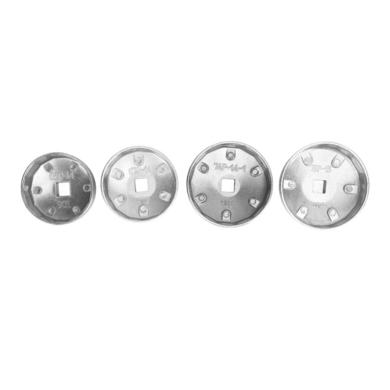 4Pcs Oil Filter Wrench Aluminum Alloy Efficient Oil Filter Cap Removal Tool Replacement For Bluebird