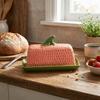Strawberry Shape Butter Freshness Jar Ceramic Chopstick Tube Vase Butter Dish  Western Restaurant