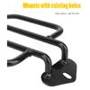 Motorcycle Black Luggage Rack Rear Solo Seat Fender Rack Shelf For Harley Sportster Iron XL 883 1200 2004-2021