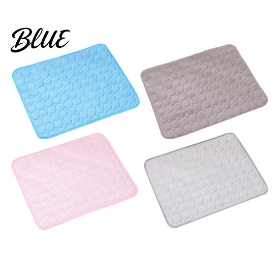 Washable Dog Cooling Pad Mat Self-Cooling Summer Pet Breathable Ice Silk Cool Bed Pad Portable Mat for Large Small Dogs Cats