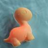 4Pcs Animals LED Light Up Bath Toy Swimming Water Soft Rubber Float Induction Luminous Penguin Dinosaur Fun