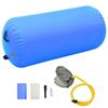Inflatable Gymnastics Roll - VIDAXL - 120x90 Cm - High-Density PVC - Blue