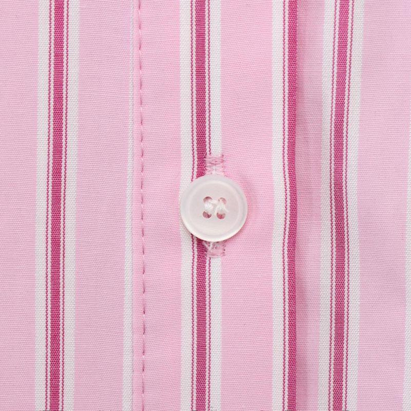 Kaslead New Arrival Women's Fashion Style Fashion Stripes Loose Comfortable Long Sleeve Lapel Shirt 2492161