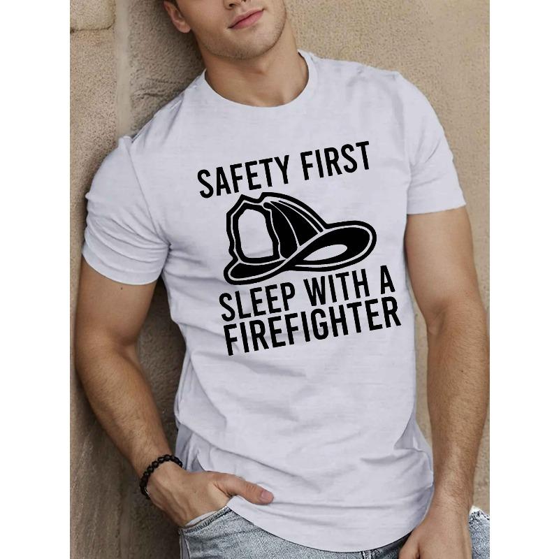 

Европейские размеры [Футболка с круглым вырезом Safety First ] Повседневная 1 шт. Футболка с круглым вырезом Safety First - Полиэфирный трикотаж с легкой эластичностью S белый