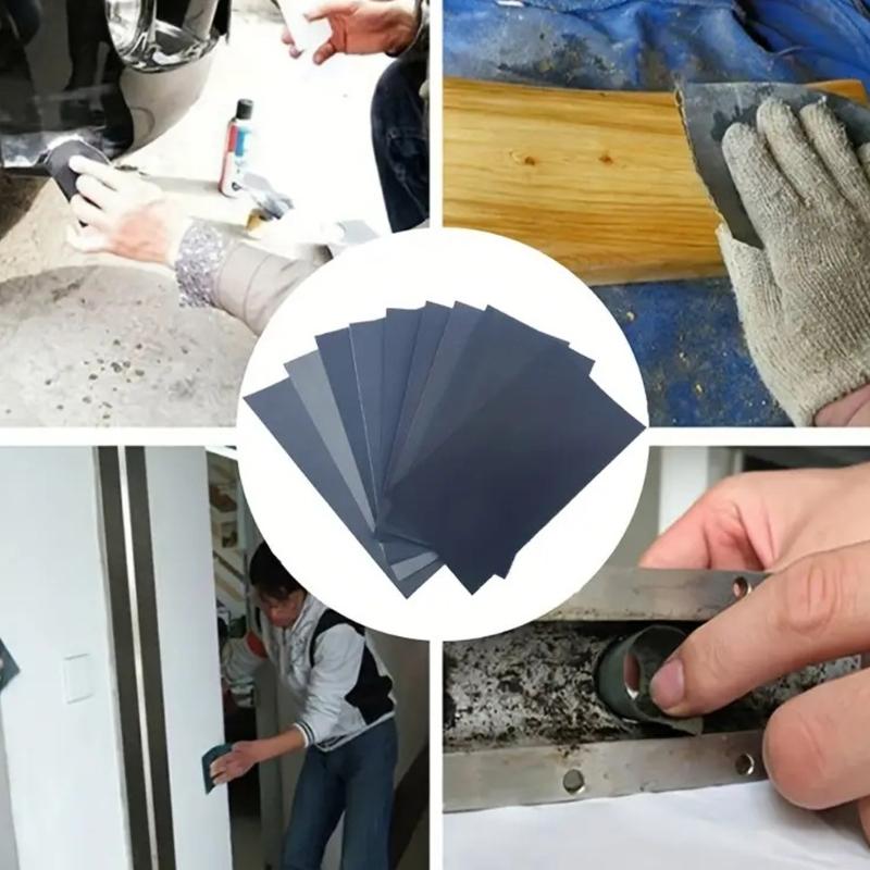 Versatile Abrasive Paper Sheets Providing Uniform Grits For Grinding Polishing Applications In Wood Crafts Electronics Hardware