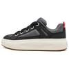Wolken Käse Brot Schuhe Bequem Lässig Mode Vielseitig Atmungsaktiv Höhensteigernd Niedrige Top Sneaker Damen Sneaker Schwarz 177482-BLK