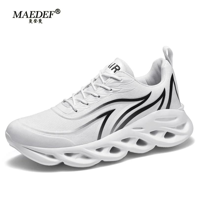 MAEDEF Men's Running Shoes Lightweight Breathable Athletic Sneakers for Men Comfortable Outdoor Jogging Non Slip Running Shoes