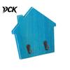 Strong Load Bearing Wood Hooks House Shape Wall Storage Hook, Traceless Adhesive Decorative Wooden Hat And Scarf Rack American Style Hanger