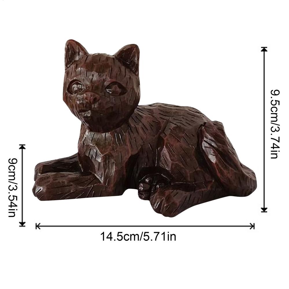 Cute Small Cats Figurine Handmade Carving Resin Cats Home Decoration Figurine Gift Cats Accessories Decoration Crafts Figurines