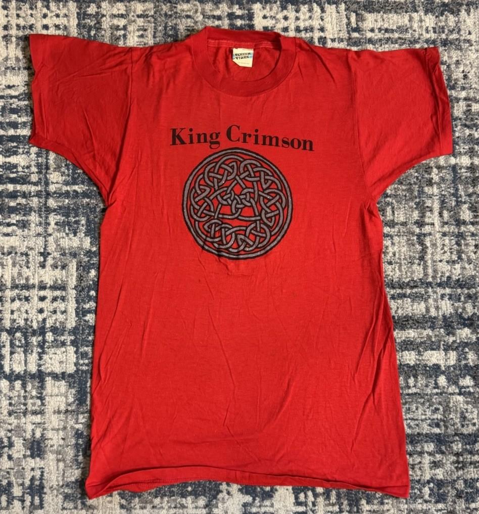 King Crimson Discipline 1982 Progressive Rock Tour T‑Shirt