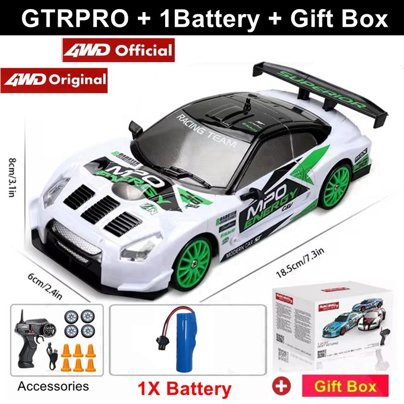 Rc Drift Car With Led Light Remote Control Vehicle Ae86 Professional High Speed Racing Toys For Kids Children Adults Gifts