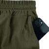 Men's Corduroy Casual Shorts Elastic Waistband Drawstring Outdoor Sports Shorts Lightweight Breathable Fabric Relaxed Fit