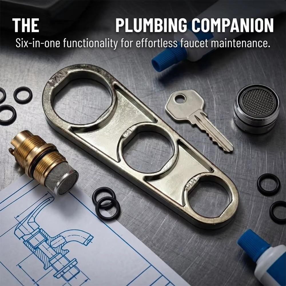1/2Pcs Universal Fit Faucet Bubbler Wrench Alloy Aerator Key Wrench  Kitchen Faucet Maintenance