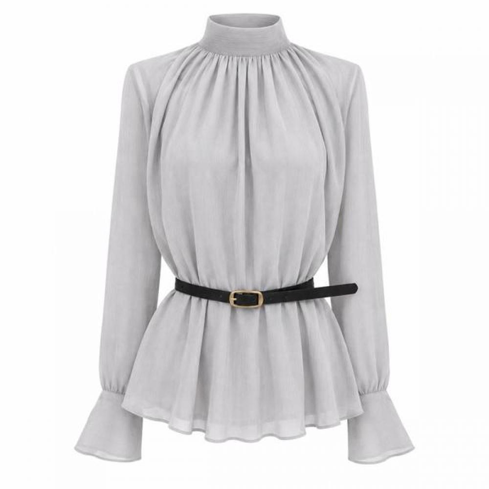 Ggpx New York Chiffon Belt Blouse Gq8sh045f