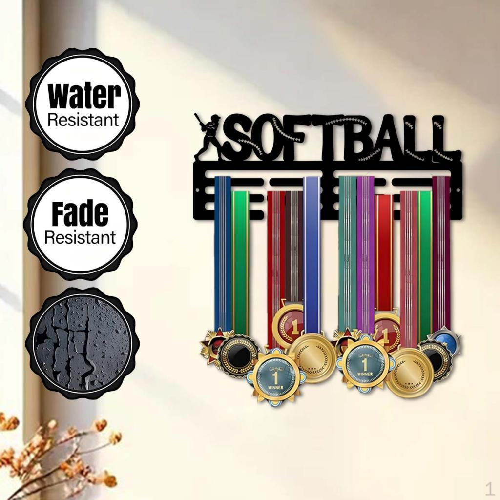 

Medal Hanger Display Rack Frame Easy Installation Wall Mounted Medals Organizer, for 30x11.9cm