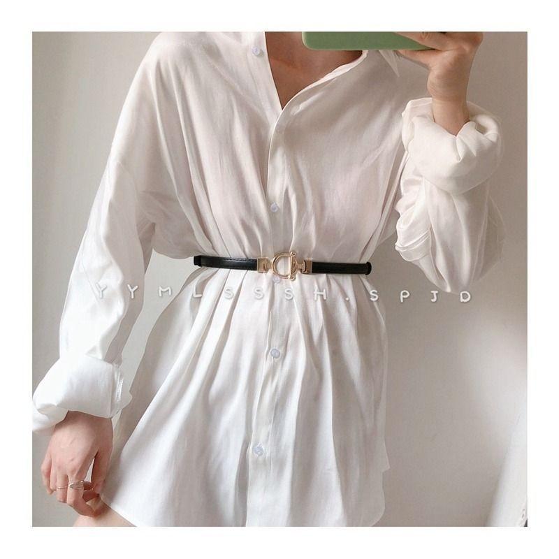 Fashionable Womens Minimalist Waist Belt Stylish Ins Inspired Design For Dresses And Coats