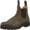 Size 35-49 Men's Classic Retro PU Leather Chelsea Boots Fashion Casual British Style Short Boots Brown Platform High-Top Shoes