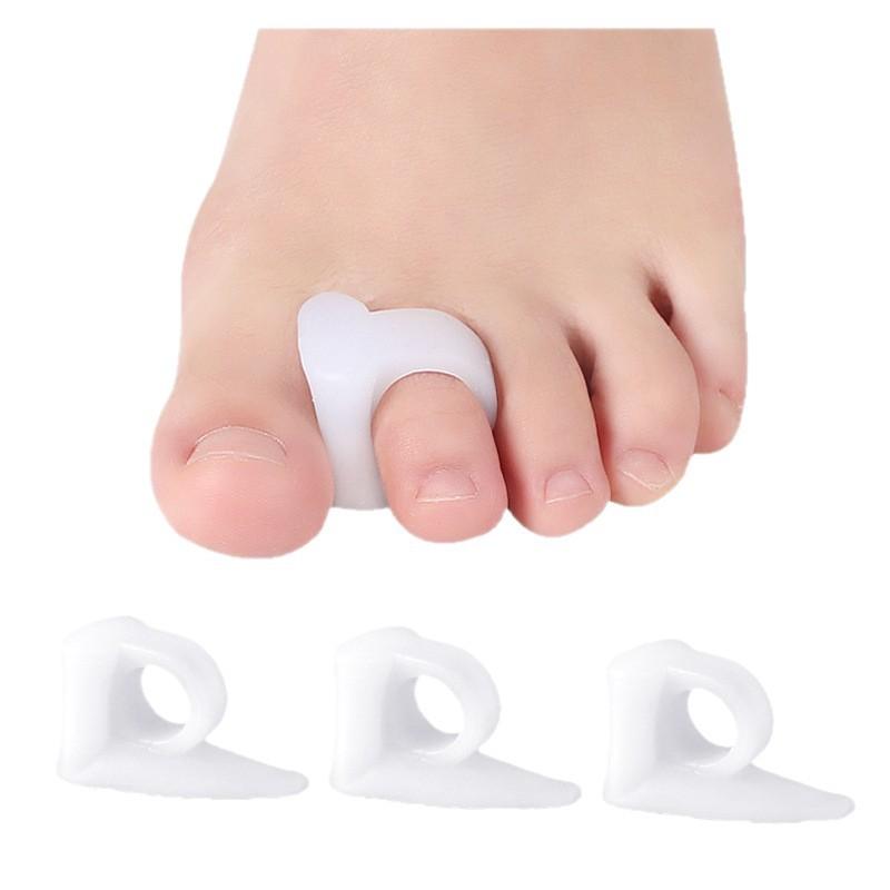 Neuer einzelner SEBS Zehenspreizer mit Loch, Hallux Valgus Überlappende Zehenspreizer, SEBS Zehenspreizer, Zehenschoner Praktisches Design