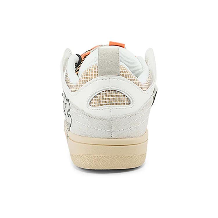 Kappa Textile , Synthetic Leather , Split Cow Leather Slip Resistant Abrasion Resistant Low top Skateboard Shoes Unisex (Unisex) Skate Shoes