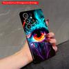 2DFlat Samsung Phone Case Cosmic Eye Flame Smoke Design Applicable To Galaxy S23 S24 S25ULTRA S26 A12 A14 A15 A16 A54 A55