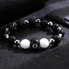 Obsidian Cross Bracelet Live Broadcast Hot-selling Chinese Black Eight Billiard Bracelet Gift Student Party Beaded Bracelet