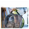 Folding Portable Space Capsule Pet Bag Cat Bag New Oxford Cloth Crossbody Portable Breathable and Comfortable Cat Backpack