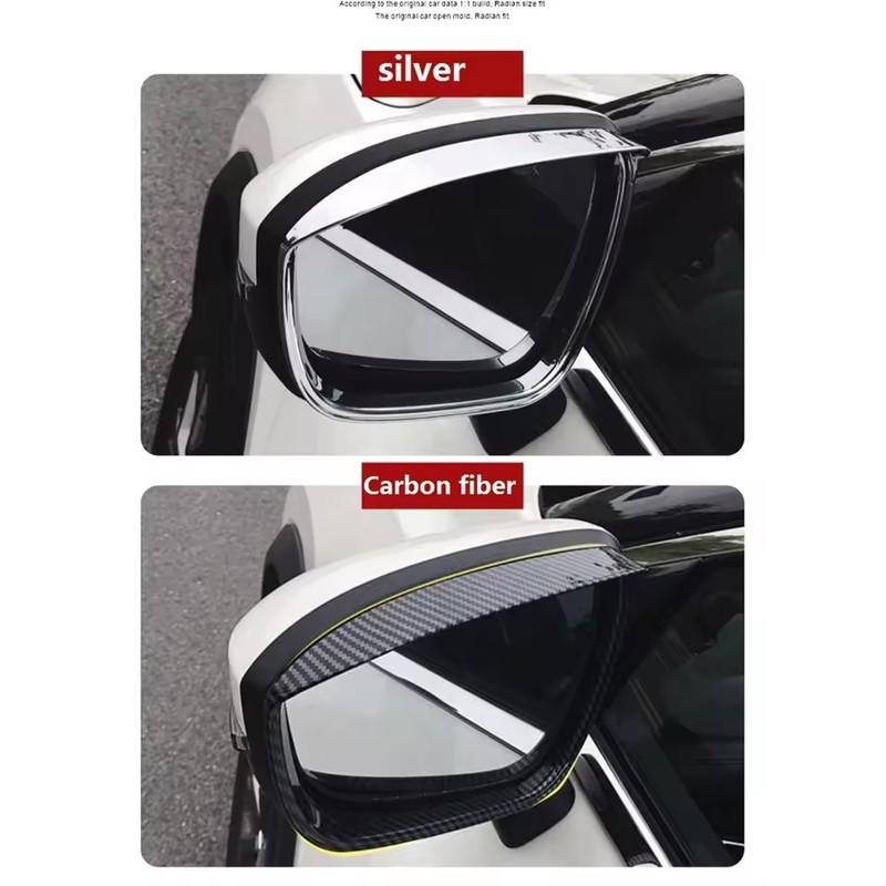 For Nissan T32 X-Trail XTrail J11 Qashqai 2014 2015 2016 2017 2018 Car Rearview Mirror Rain Shade Eyebrow Frame Trims