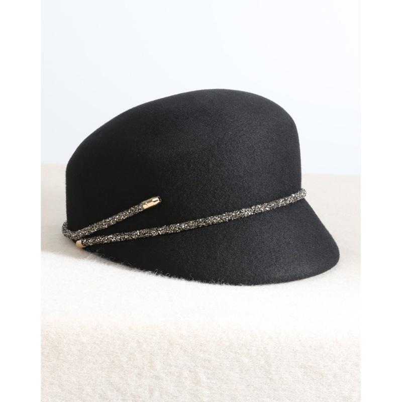 Meier Hut, Damen-Version des eleganten Wollbaretts in koreanischem Stil, modisch und vielseitig