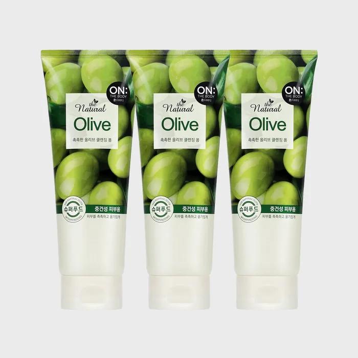 On the Body_On the Body The Natural Moist Olive Cleansing Foam 200g X 3