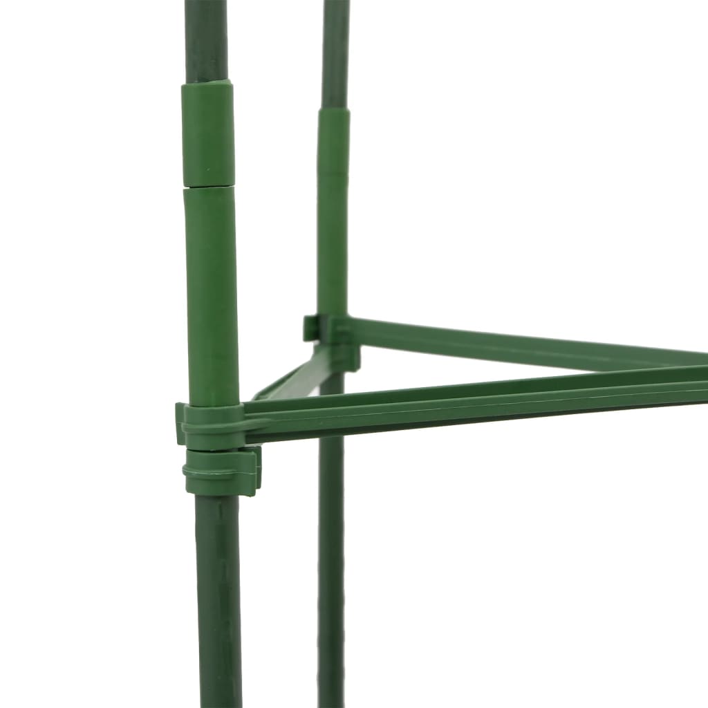 Tomato Cages with Plant Sacks 8 pcs 116 cm Steel and PP