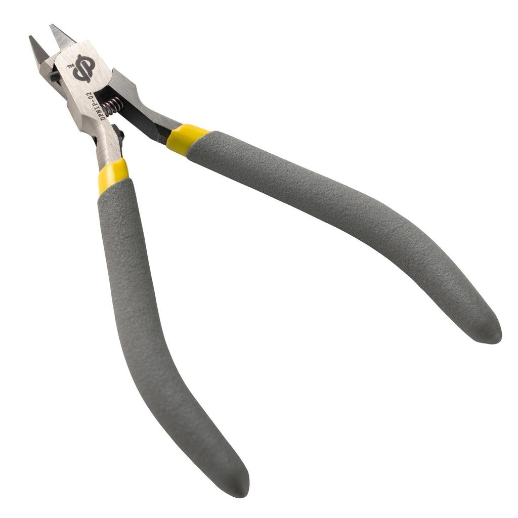 DePes Nippers Beautiful Cross Kataba Nippers Video for Plastic Models Gray Thin-Blade [Achieve Sections] [Care Included] (Ultra-Thin (0.12mm) & Lime)