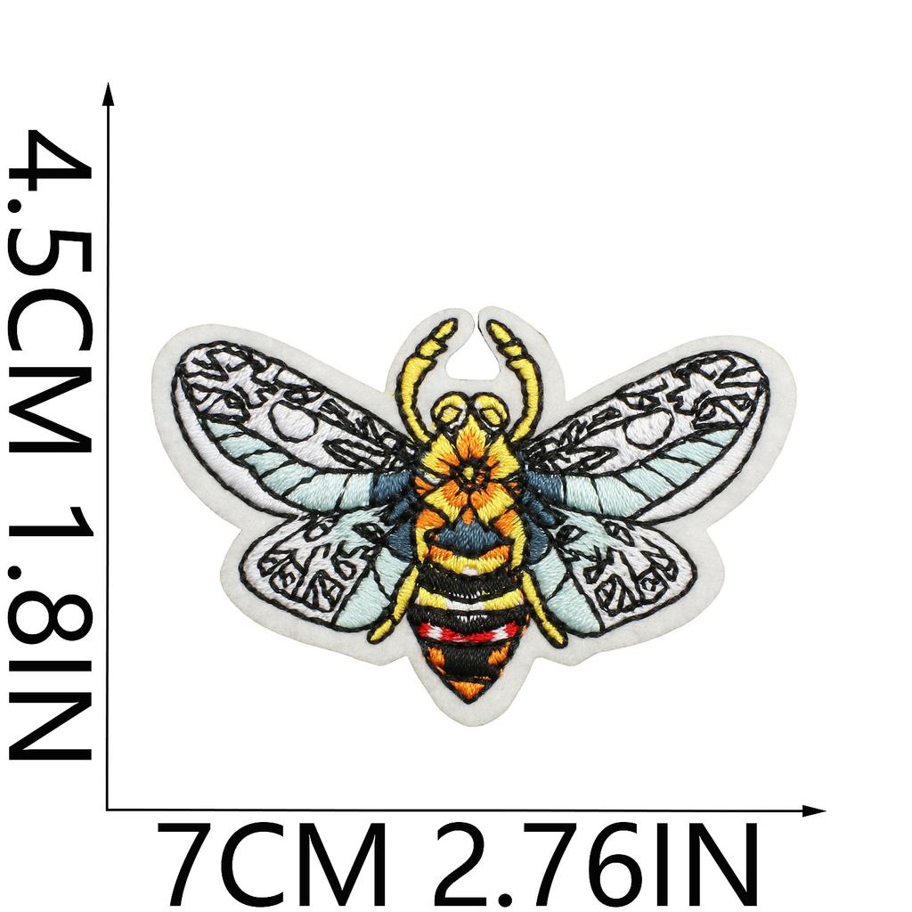 Magic Forest Embroidery Cloth Sticker Magic Book Patch Sticker Wizard Bag Decoration Embroidery Label Heat Transfer Seal Sticker
